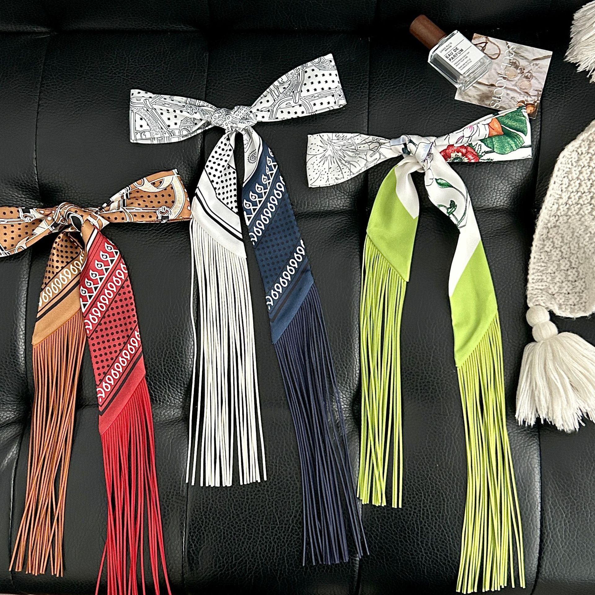 Luxury Tassel Skinny Scarf for - Face Scarf Mask incelemesi ve fiyatı