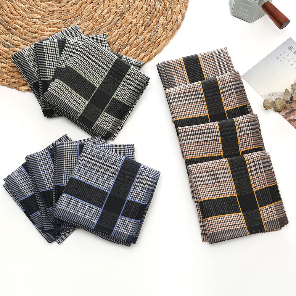 3/6/12 Pcs Men's Pure Cotton H - Handkerchief Cotton Men incelemesi ve fiyatı