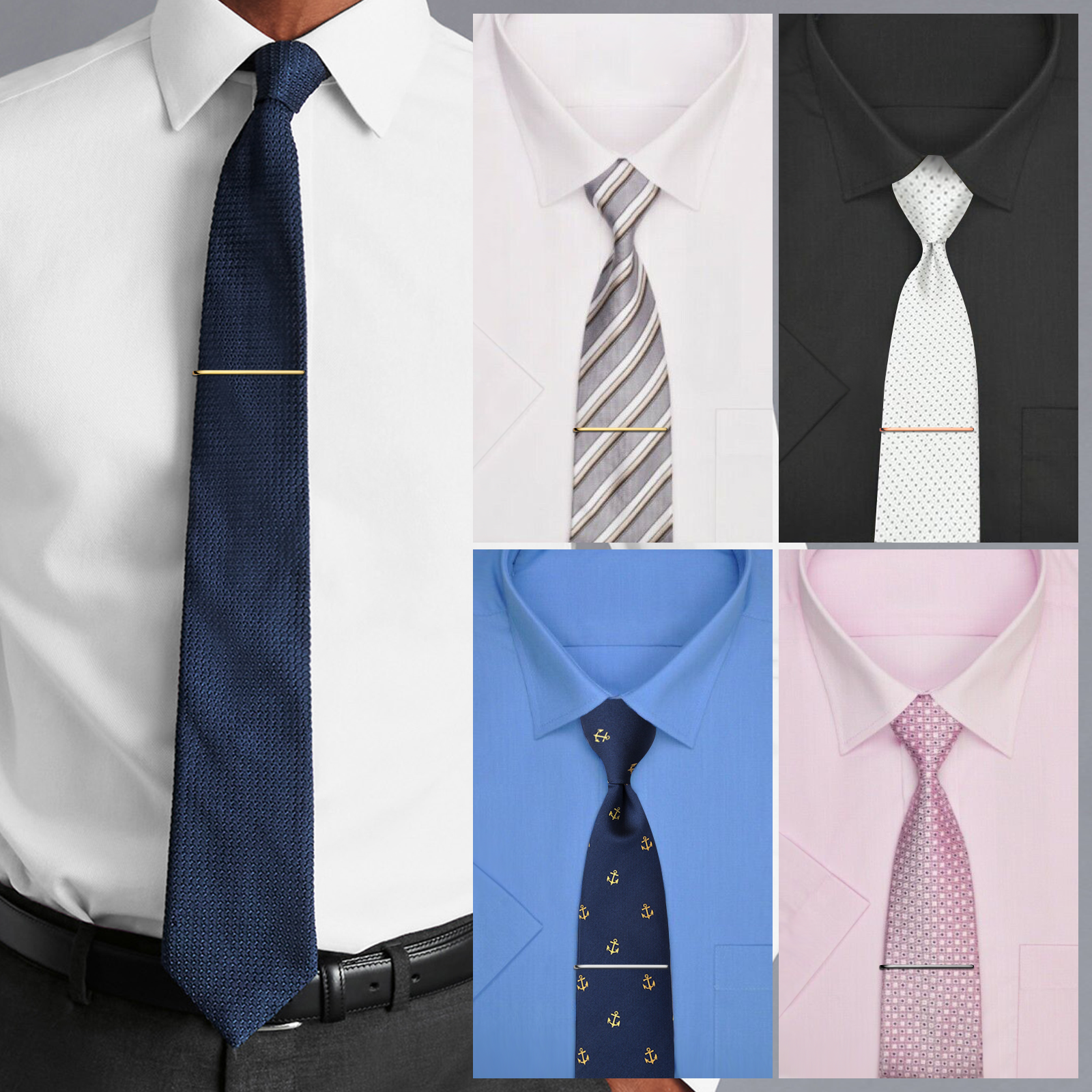 HAWSON Tie Clips for Men 4Pcs  - Tie Bar Set Gift incelemesi ve fiyatı