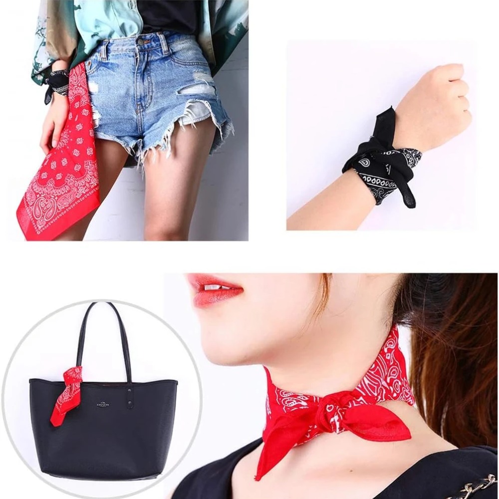 Unisex Men Women Bandana Hairb - Handkerchief Cotton Men incelemesi ve fiyatı