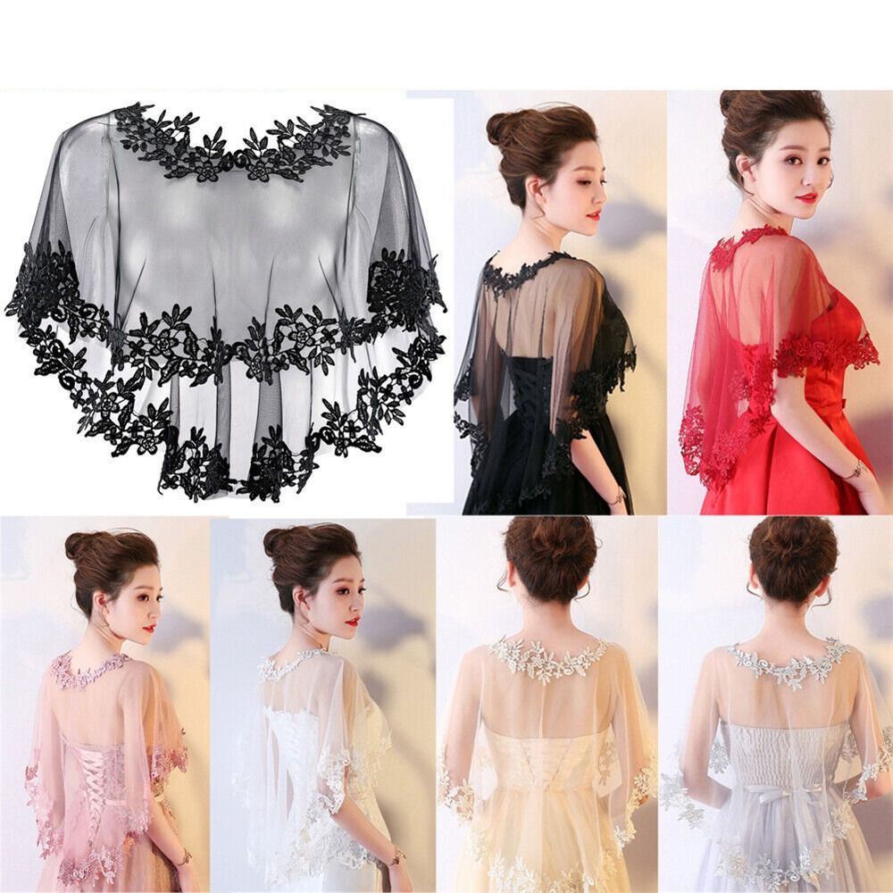 Fashion Lace Short Sleeve Shru - Stole Wedding Shawl incelemesi ve fiyatı
