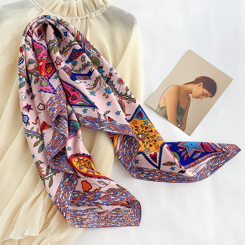 2024 90*90cm Square Scarf Twil - Bandana Cotton incelemesi ve fiyatı