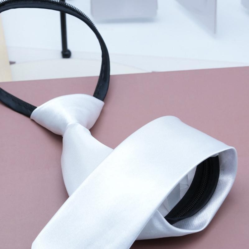 Fashionable Zippered Neck Tie  - Bow Tie Pre Tied incelemesi ve fiyatı