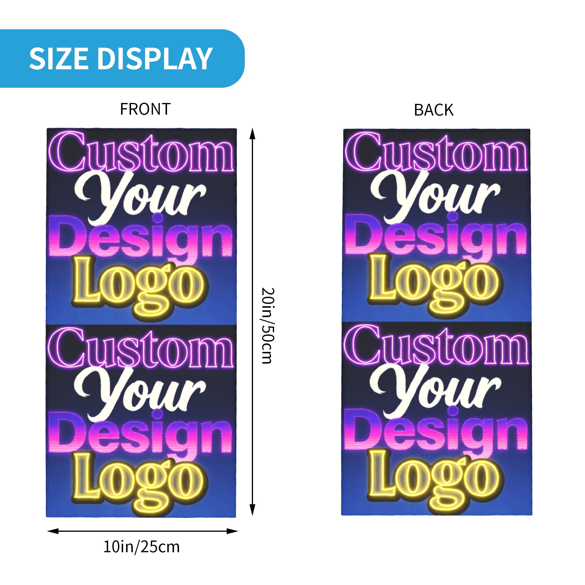 Custom Custom Your Design Logo - Neck Warmer Tube incelemesi ve fiyatı