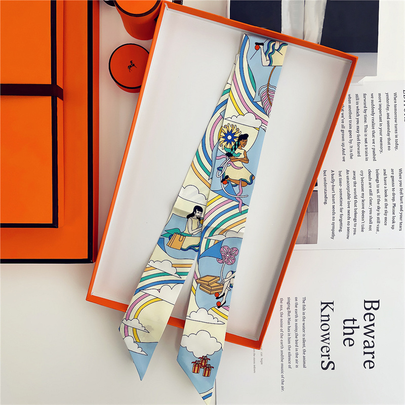 Women 100% Mulberry Silk Scarf - Ascot Neck Scarf incelemesi ve fiyatı