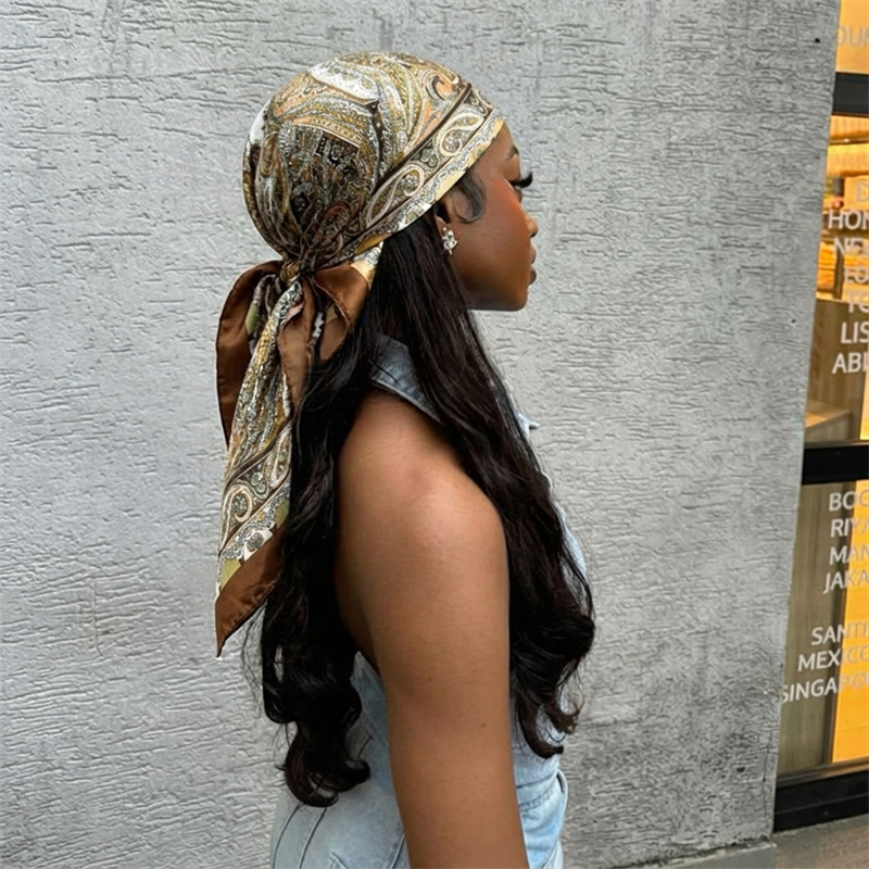 Women Spring Summer Square Sca - Scarf Silk Square incelemesi ve fiyatı