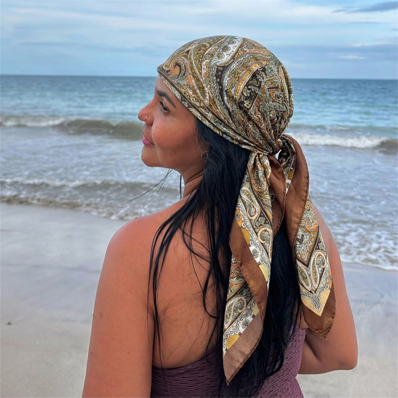Women Spring Summer Square Sca - Scarf Silk Square incelemesi ve fiyatı