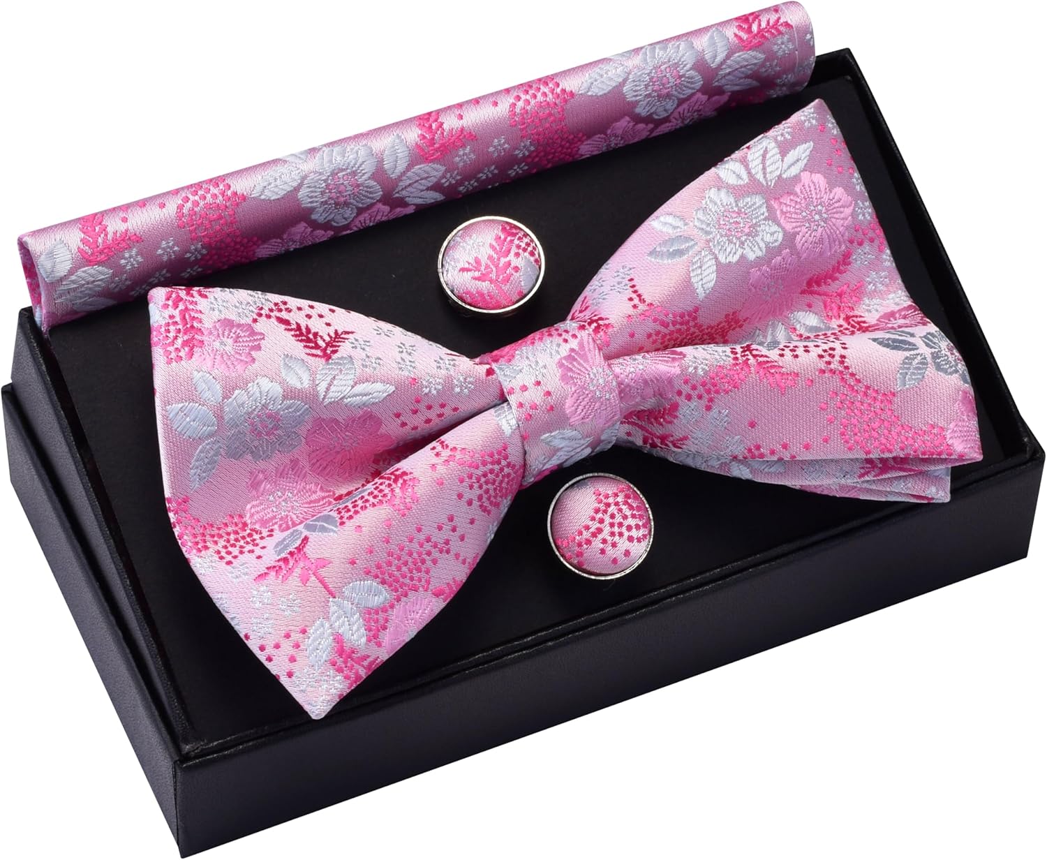 Floral Bow Tie & Handkerchief  - Pocket Square Set incelemesi ve fiyatı