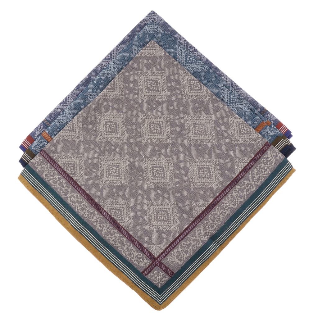 3pcs Classic Mens Plaid Handke - Handkerchief Cotton Men incelemesi ve fiyatı