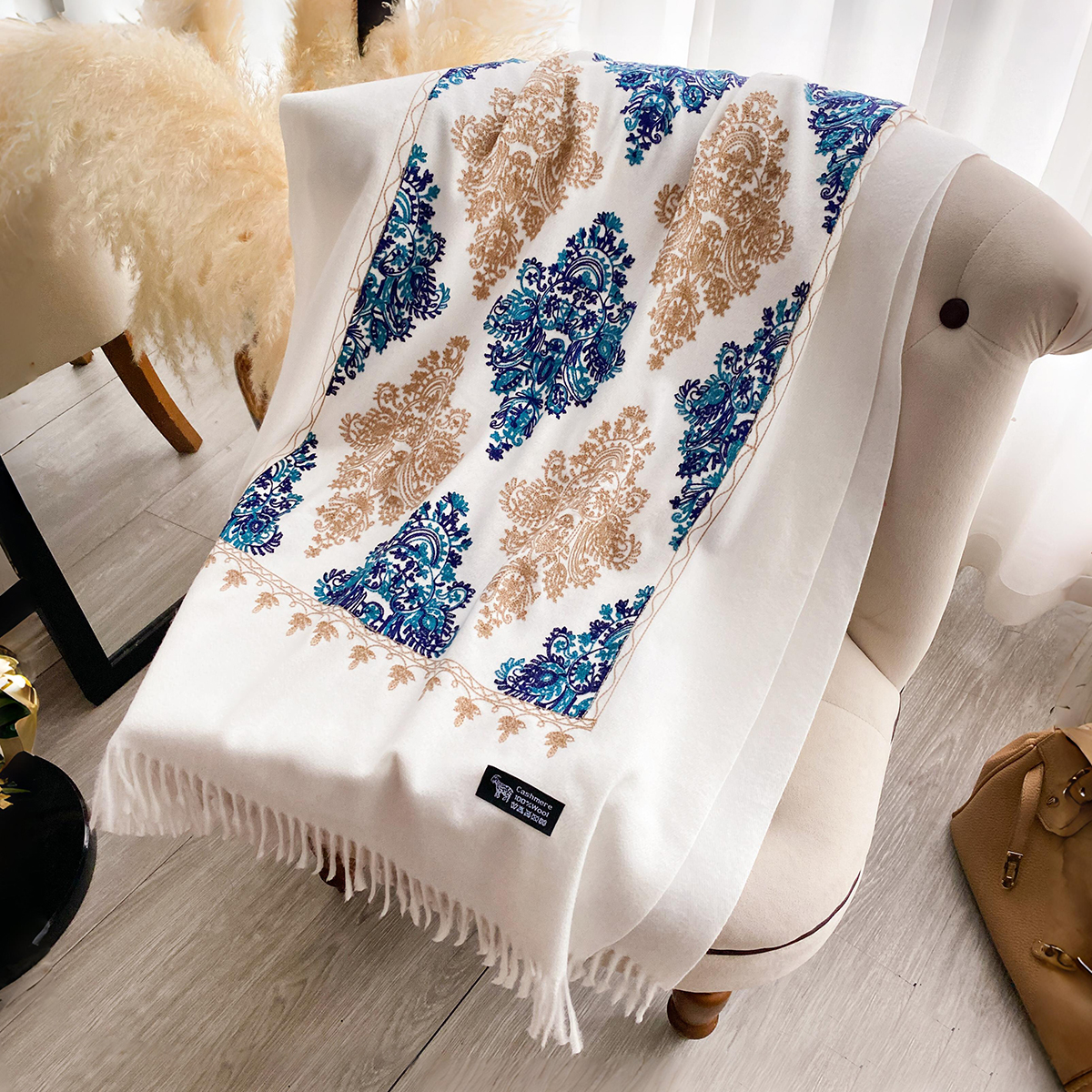 Women Fashion Winter Warm Cash - Woven Scarf Blanket incelemesi ve fiyatı