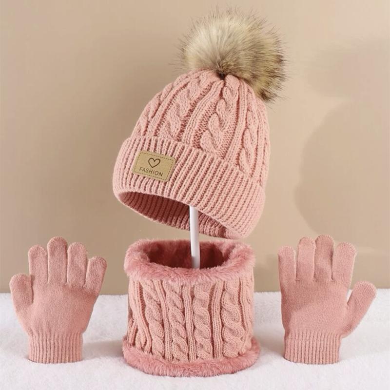 Toddler Kids Pom Pom Decor Bea - Infinity Scarf Knit incelemesi ve fiyatı