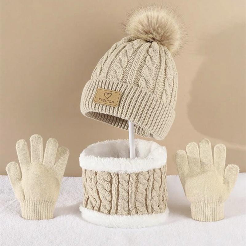 Toddler Kids Pom Pom Decor Bea - Infinity Scarf Knit incelemesi ve fiyatı