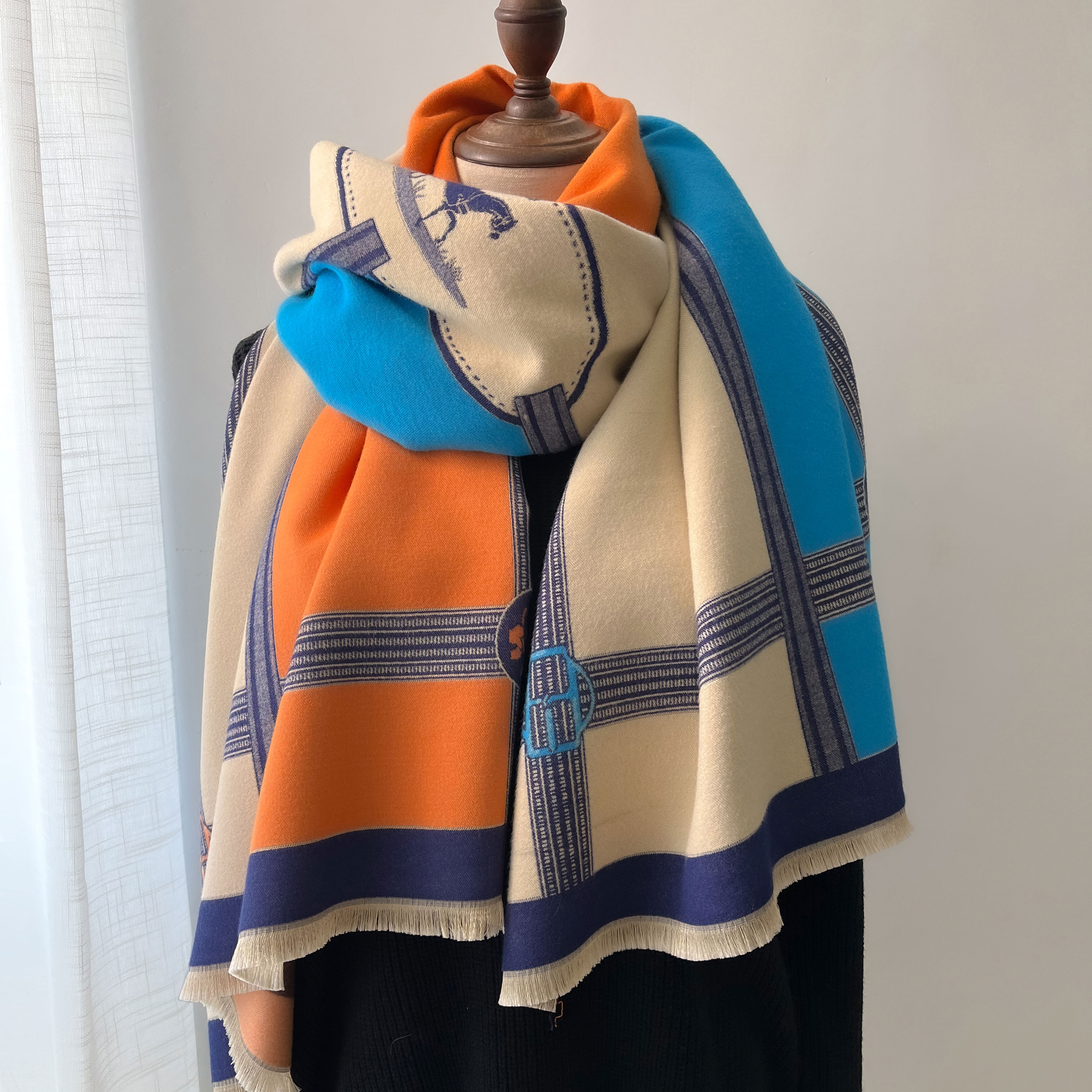 Winter Cashmere Scarf Women Lu - Woven Scarf Blanket incelemesi ve fiyatı