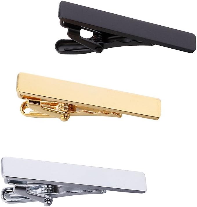 Men's Skinny Tie Clip Set 3 To - Tie Clip Silver incelemesi ve fiyatı