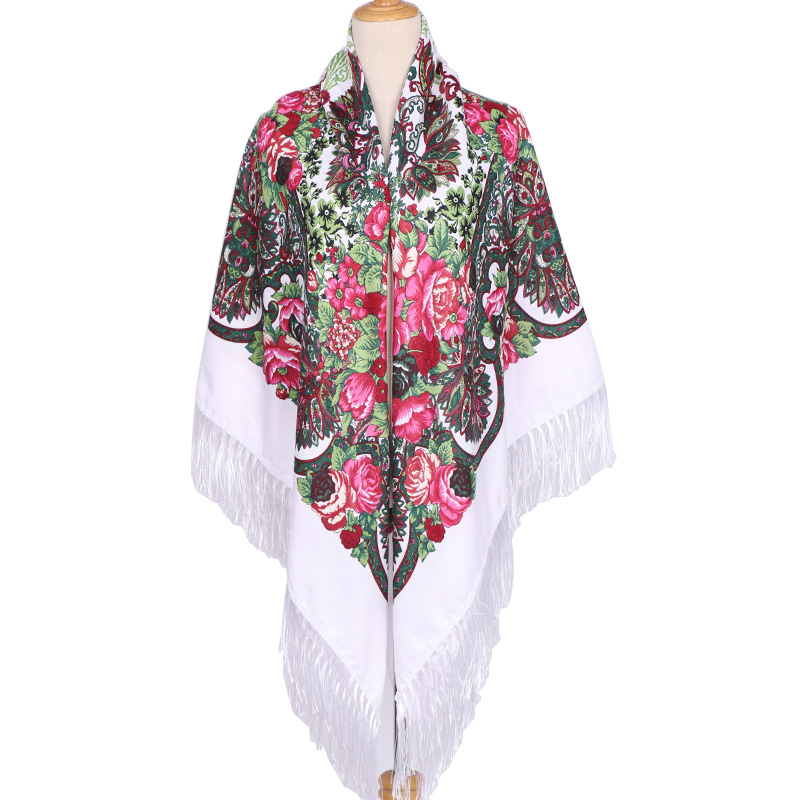 160*160cm Ethnic Large Square  - Woven Scarf Blanket incelemesi ve fiyatı