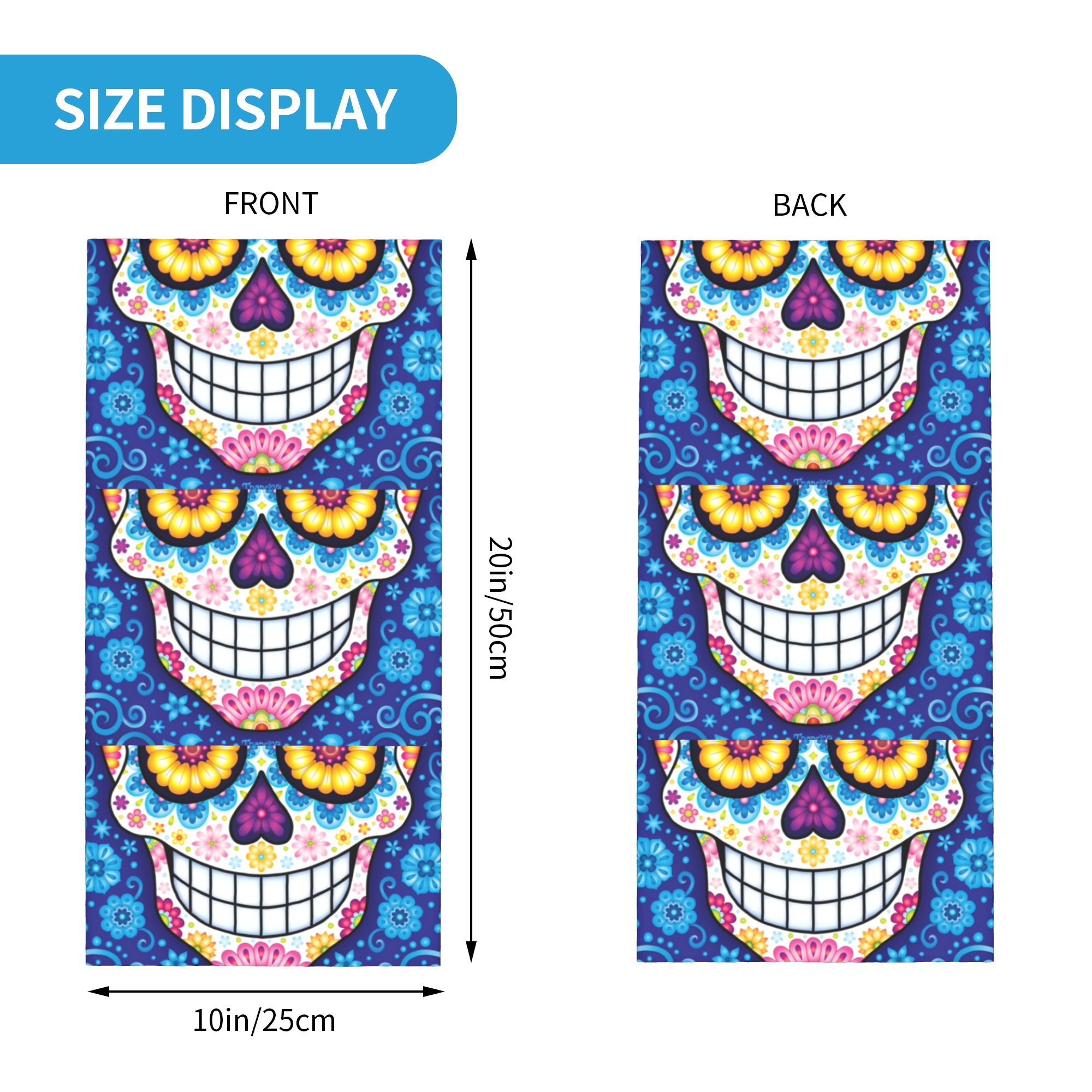 Custom Day Of The Dead Sugar S - Neck Warmer Tube incelemesi ve fiyatı