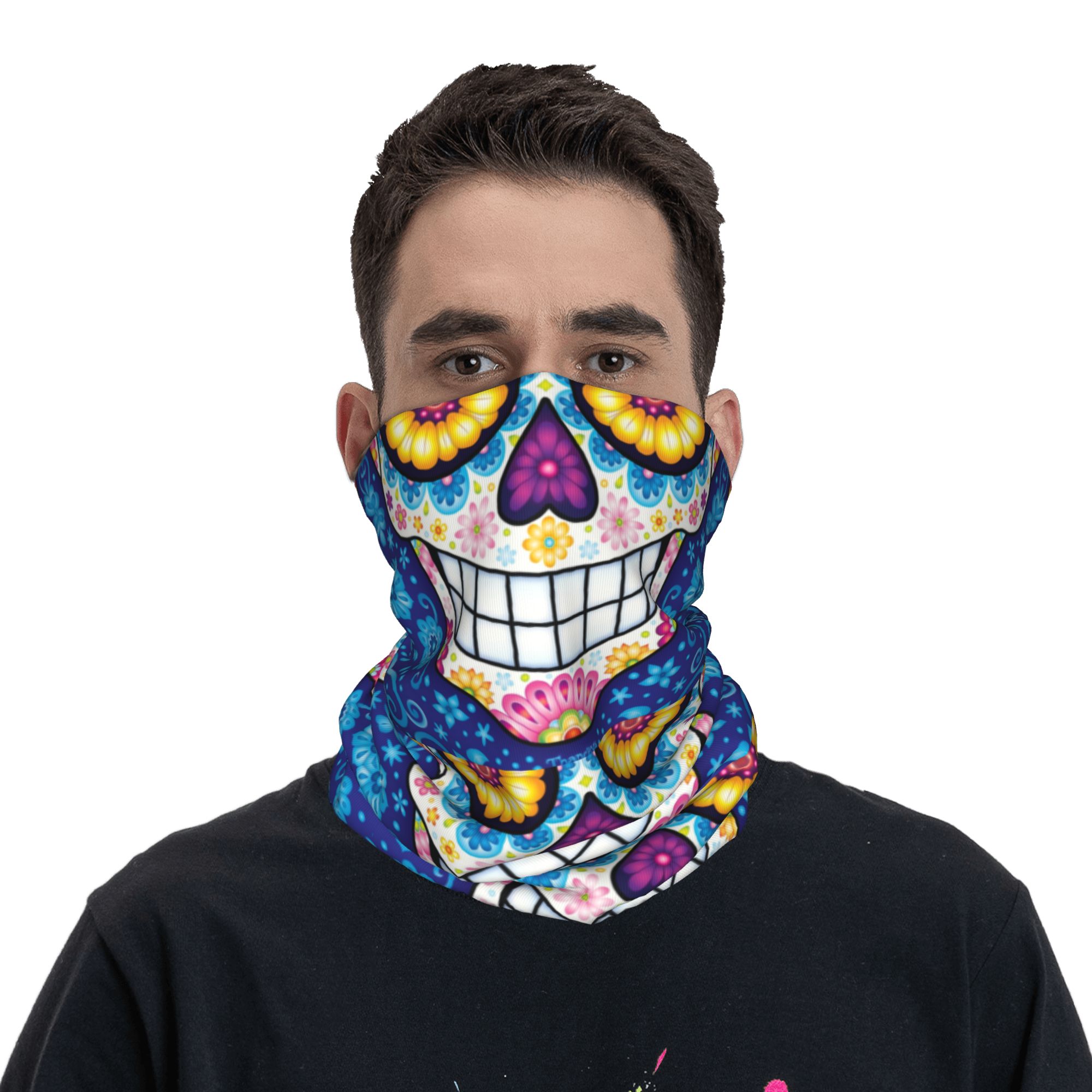 Custom Day Of The Dead Sugar S - Neck Warmer Tube incelemesi ve fiyatı