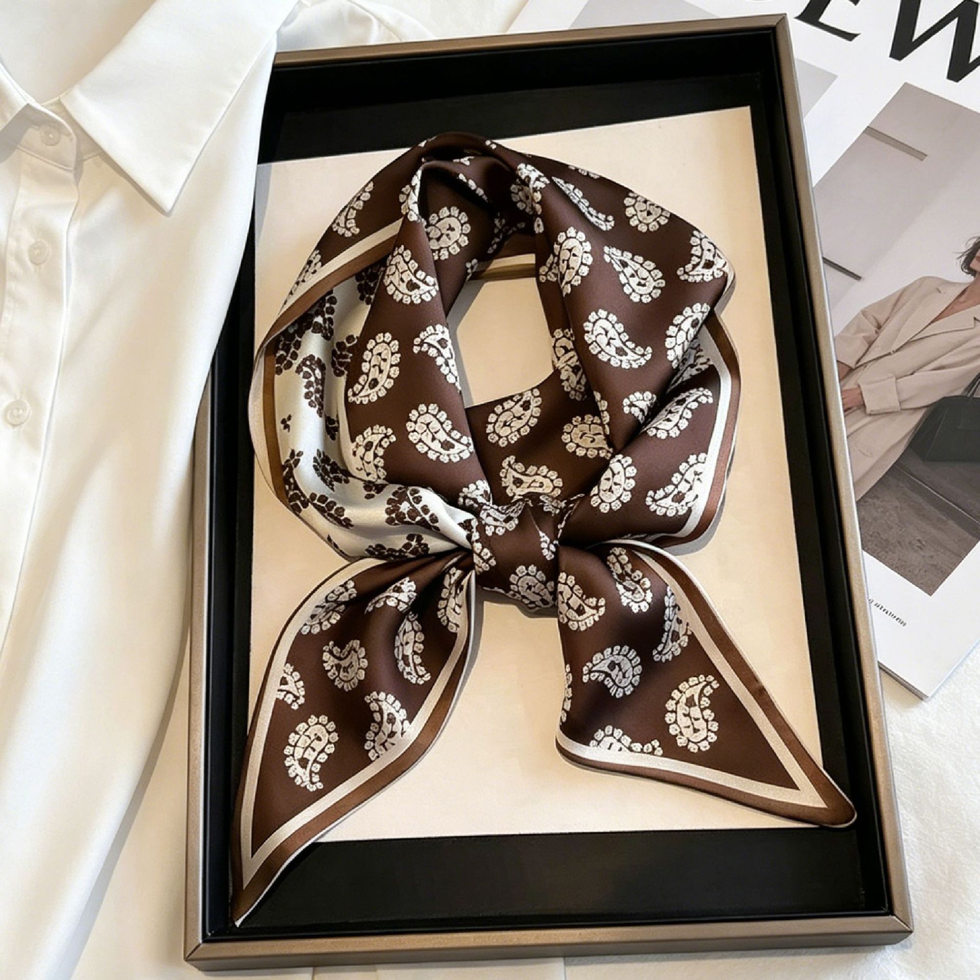 Luxury Long Neckerchief Skinny - Ascot Neck Scarf incelemesi ve fiyatı