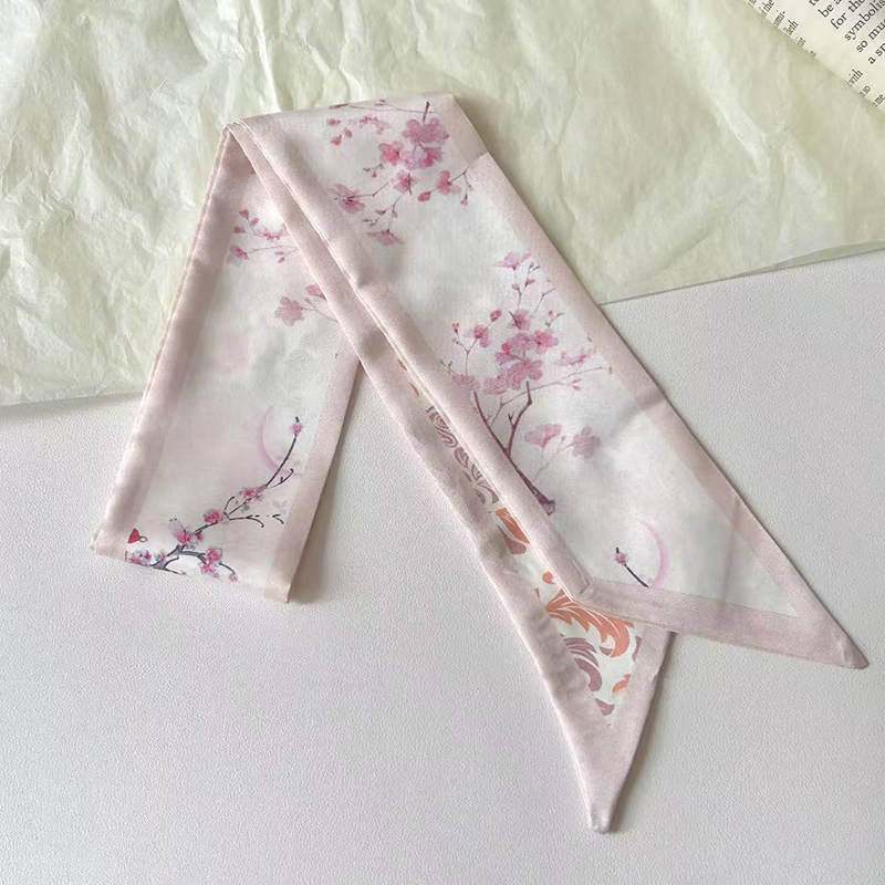 Fashion Women Silk Satin Skinn - Ascot Neck Scarf incelemesi ve fiyatı