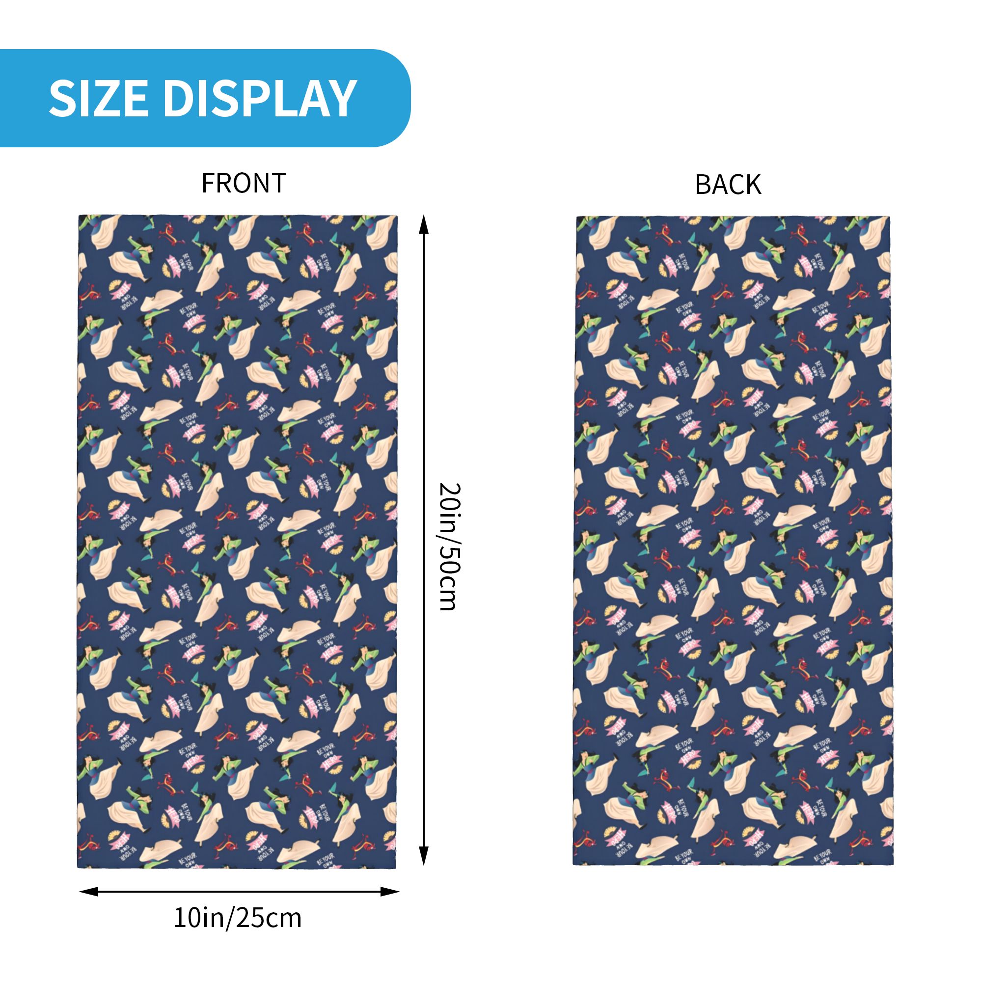 Custom Kawaii M-Mulan M-Mushu  - Neck Warmer Tube incelemesi ve fiyatı