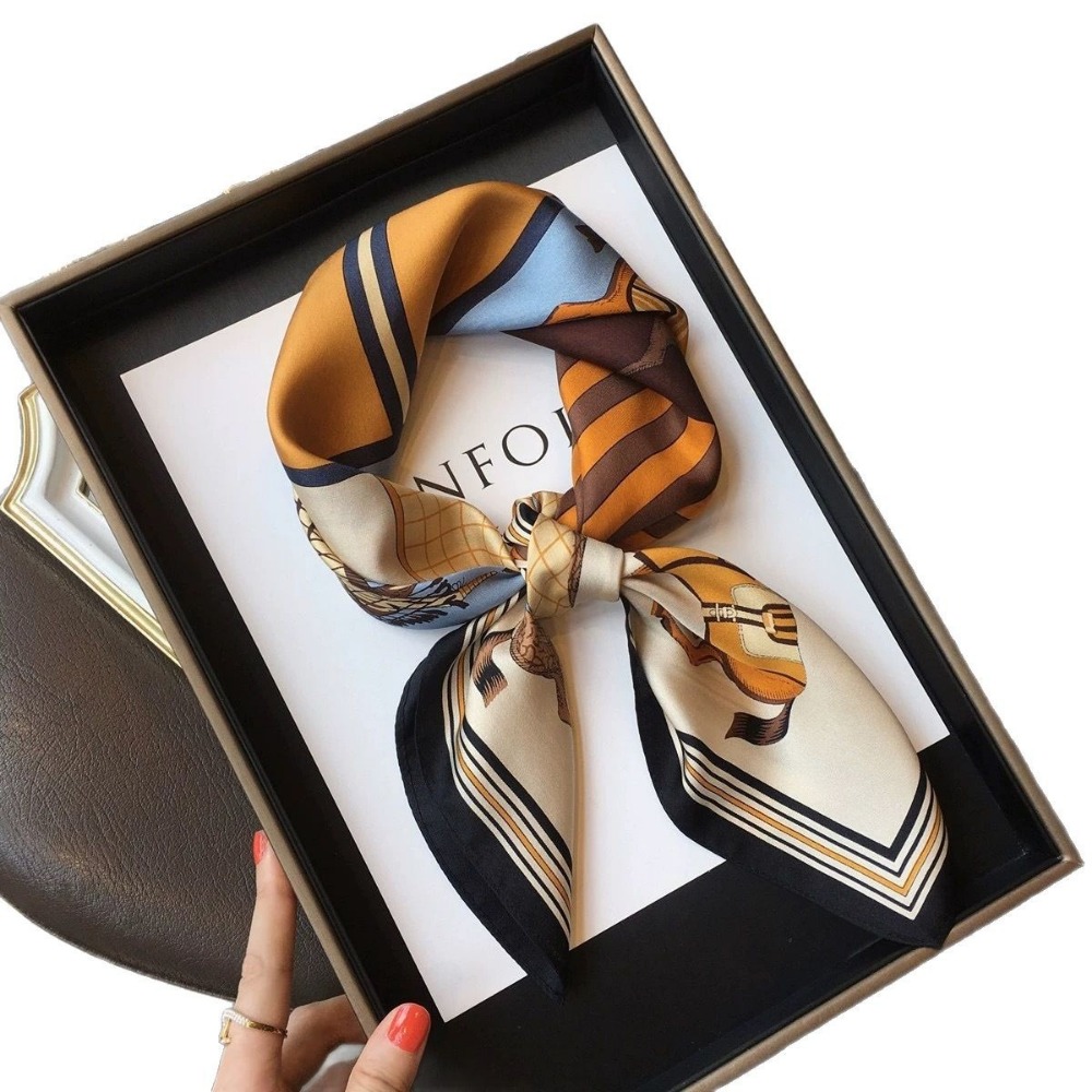 Fashion Satin Square Scarf for - Scarf Silk Square incelemesi ve fiyatı