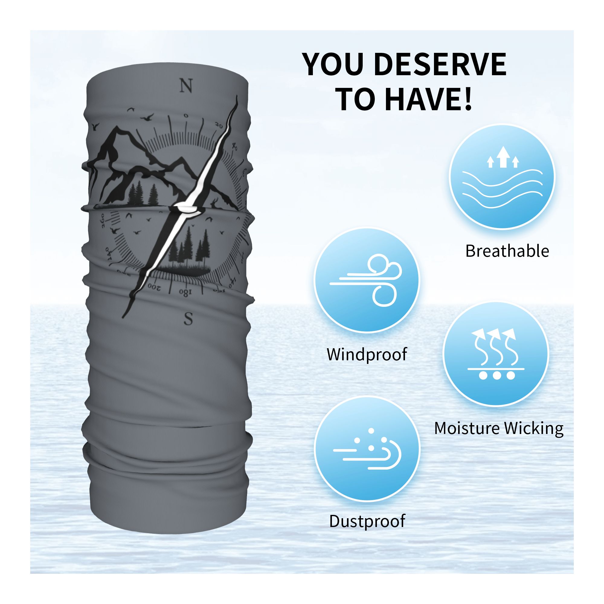 Custom Adventure Compass Winte - Neck Warmer Tube incelemesi ve fiyatı