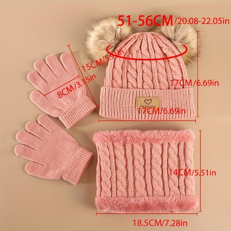 Toddler Kids Pom Pom Decor Bea - Infinity Scarf Knit incelemesi ve fiyatı