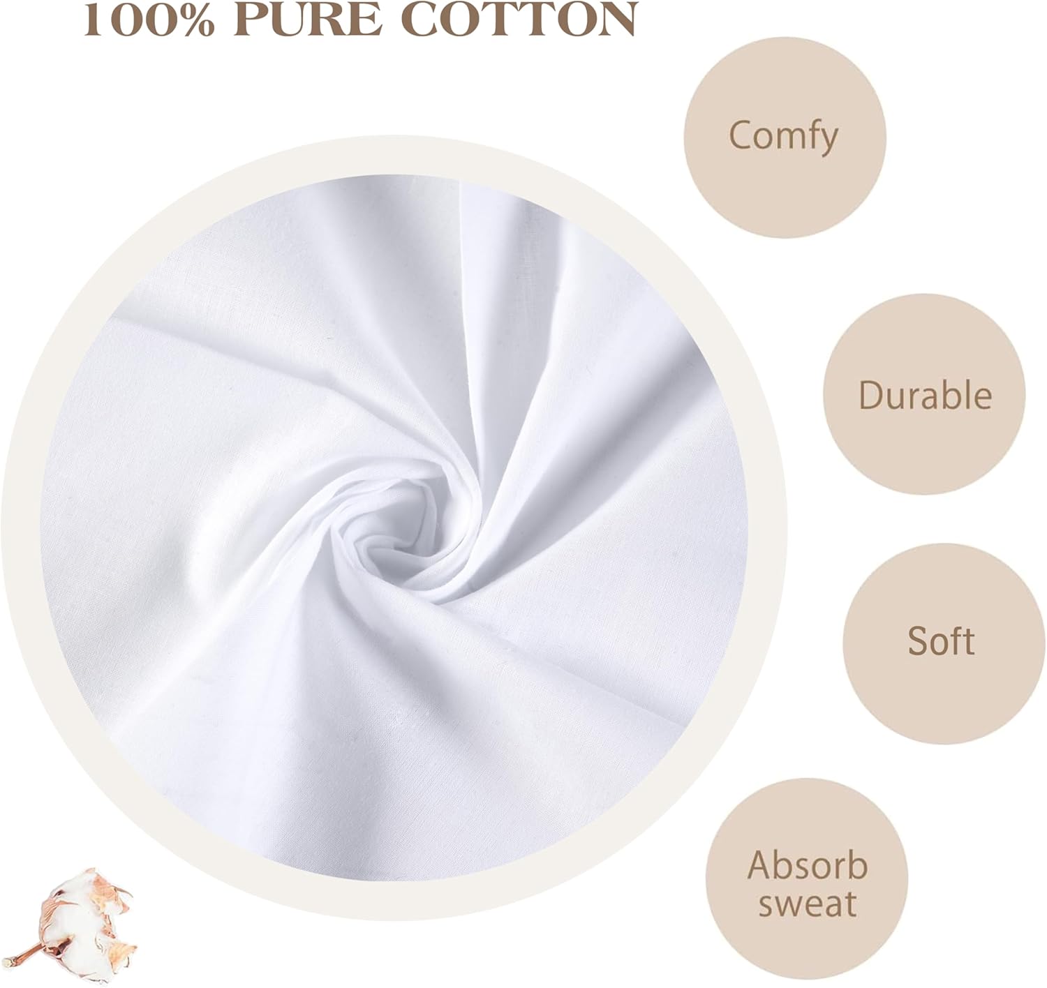 Men's Pure White 100% Cotton H - Handkerchief Cotton Men incelemesi ve fiyatı