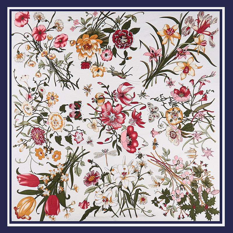 POBING Twill Silk Scarf Women  - Scarf Silk Square incelemesi ve fiyatı