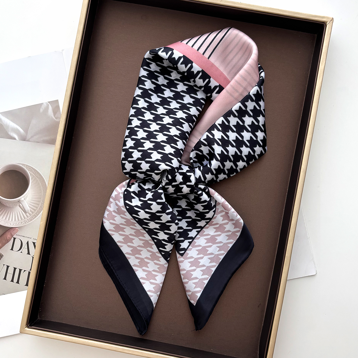 New Printed Square Scarf For W - Face Scarf Mask incelemesi ve fiyatı