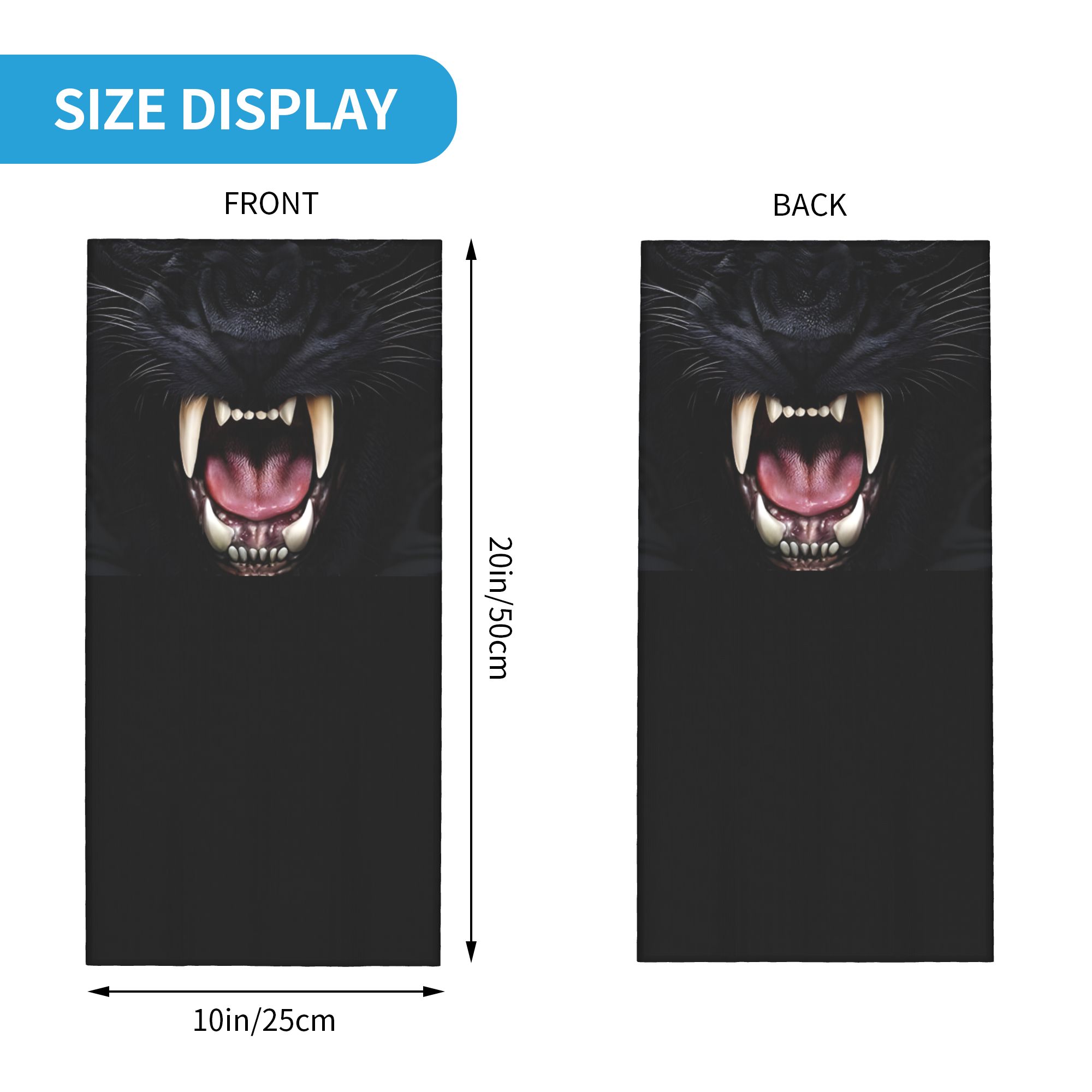 Custom Black Panther Animal He - Neck Warmer Tube incelemesi ve fiyatı