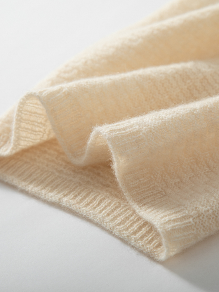 100% Pure Cashmere Waffle Knit - Infinity Scarf Knit incelemesi ve fiyatı