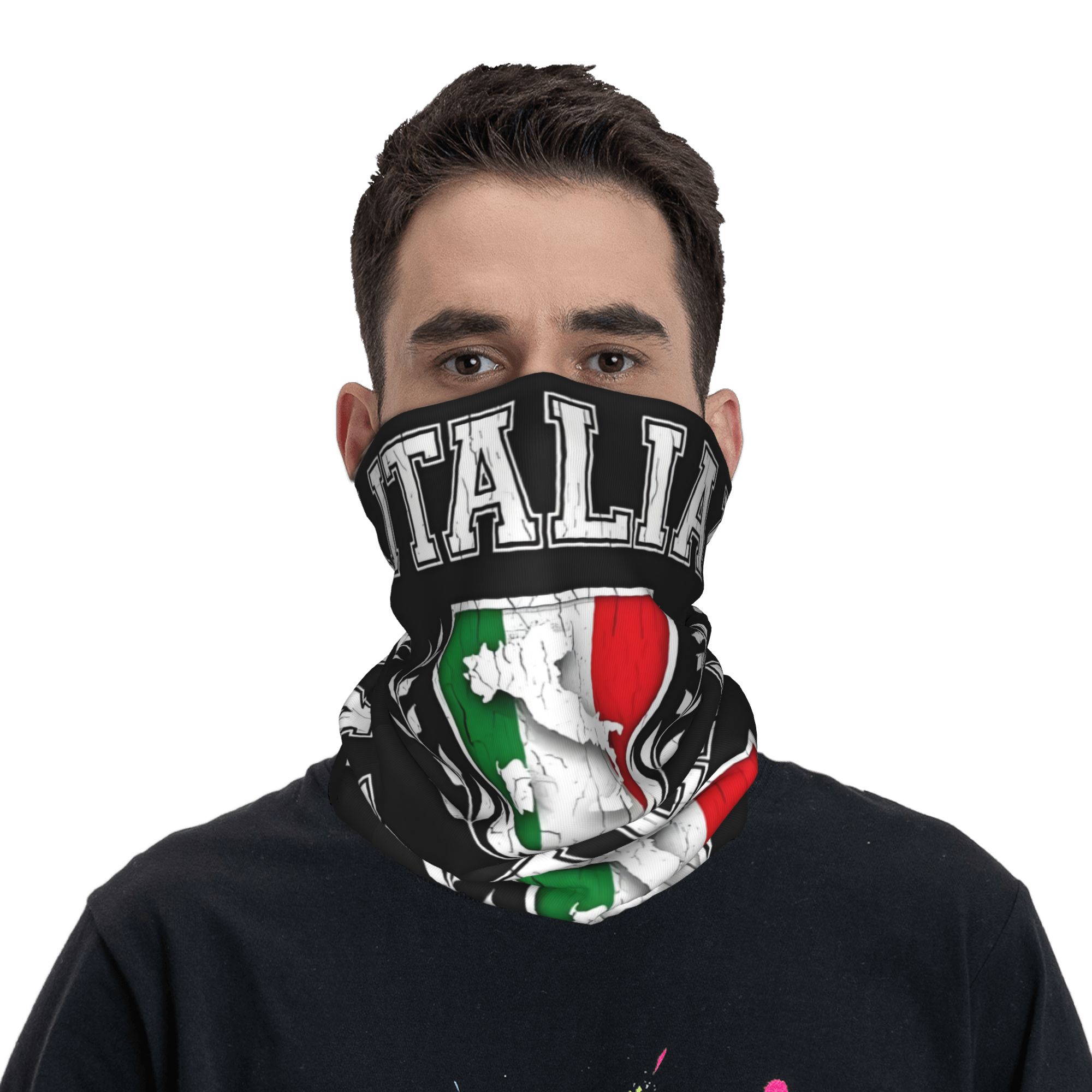 Custom Italy Flag Bandana Neck - Neck Warmer Tube incelemesi ve fiyatı