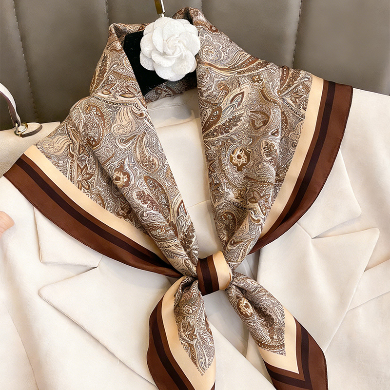 Luxury Women Silk Square Scarf - Face Scarf Mask incelemesi ve fiyatı