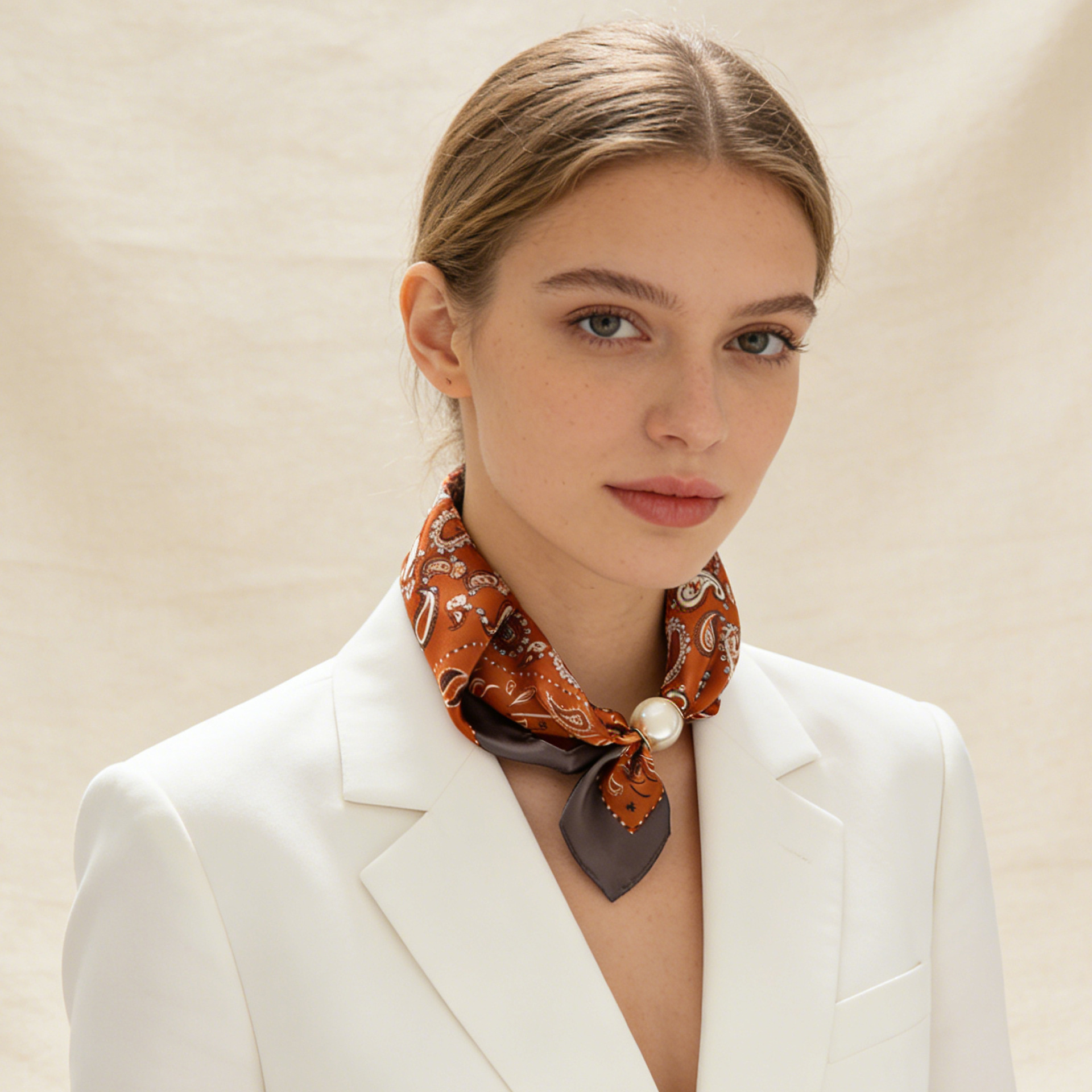 Scarf Chain Silk Lazy Magnetic - Face Scarf Mask incelemesi ve fiyatı
