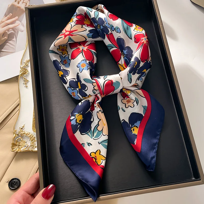 Luxury Square Scarf For Women  - Scarf Silk Square incelemesi ve fiyatı
