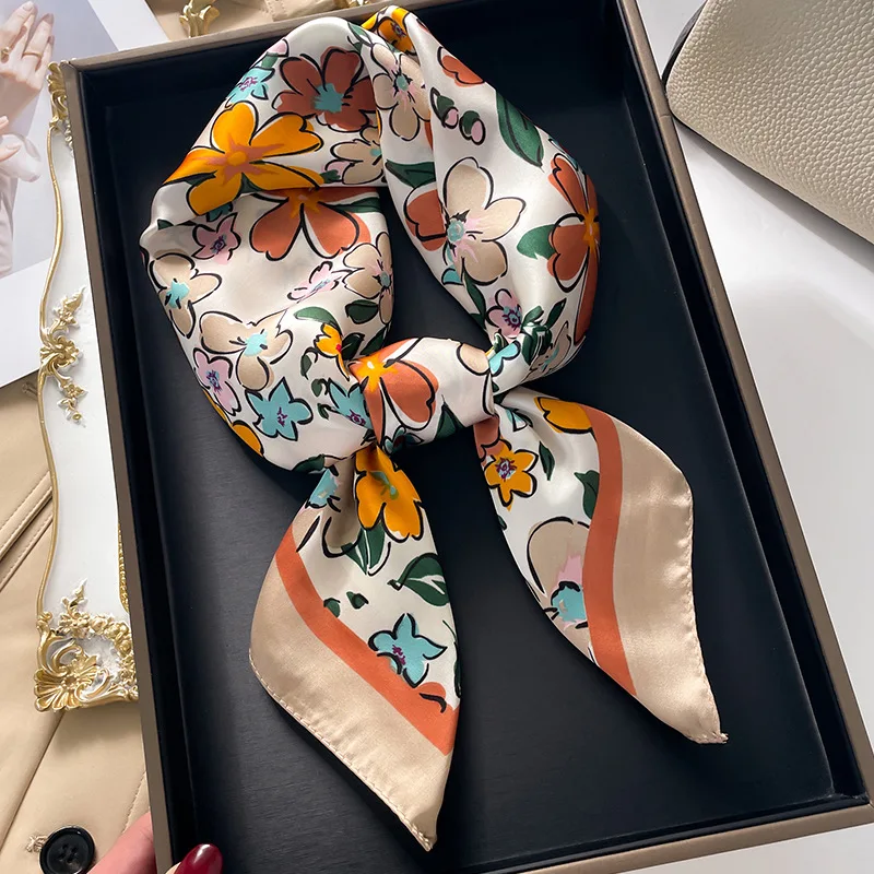 Luxury Square Scarf For Women  - Scarf Silk Square incelemesi ve fiyatı