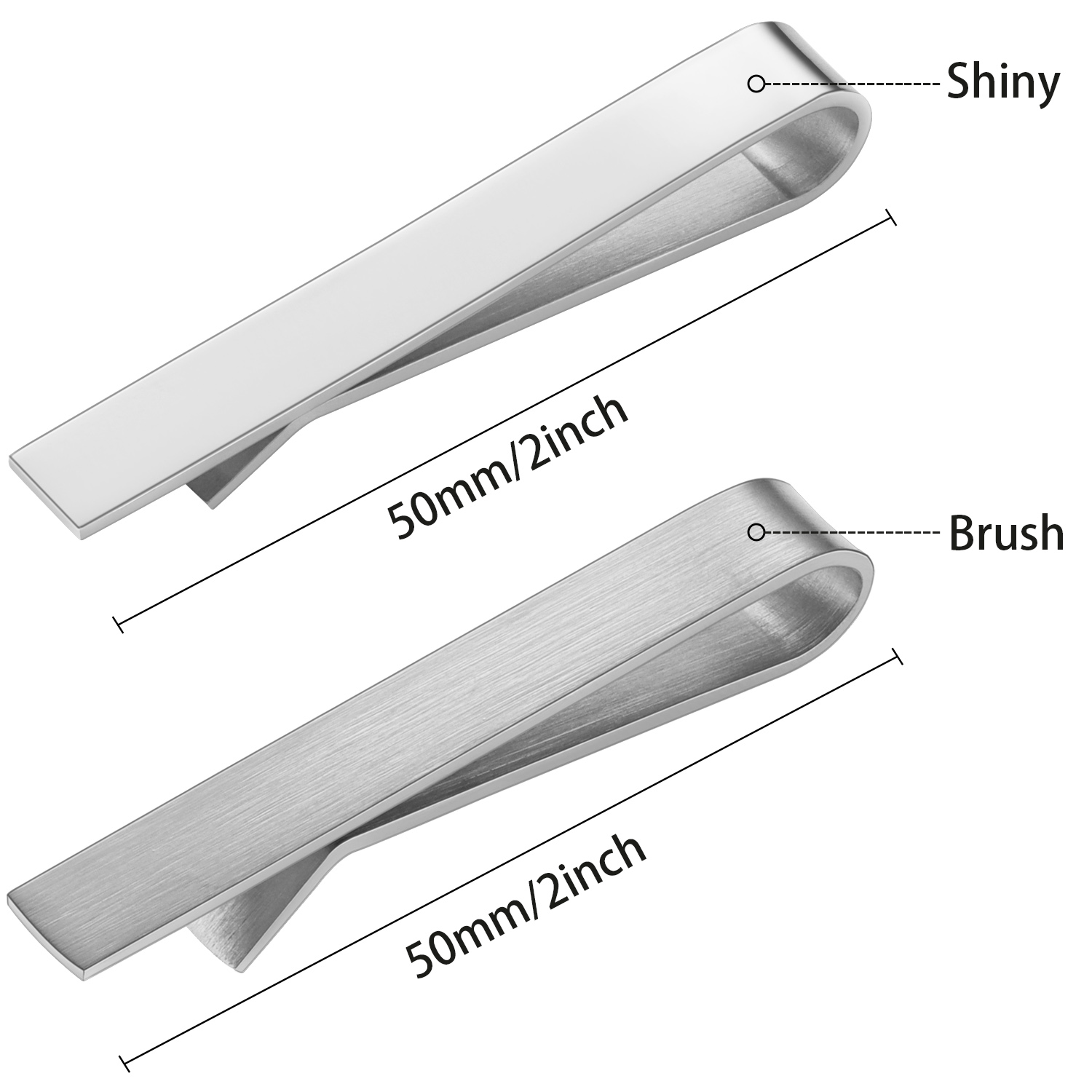HAWSON 2 in shiny and brushTie - Tie Bar Set Gift incelemesi ve fiyatı
