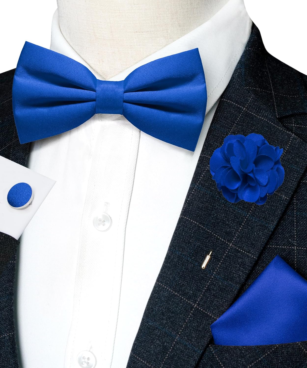 Pre-tied Bow Tie and Pocket Sq - Bow Tie Pre Tied incelemesi ve fiyatı