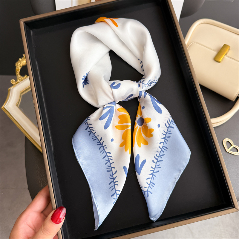 1Pc new printed fashion silk s - Scarf Silk Square incelemesi ve fiyatı