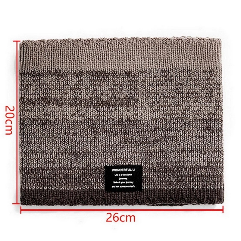 Winter Scarf for Men Fleece Ri - Handkerchief Cotton Men incelemesi ve fiyatı
