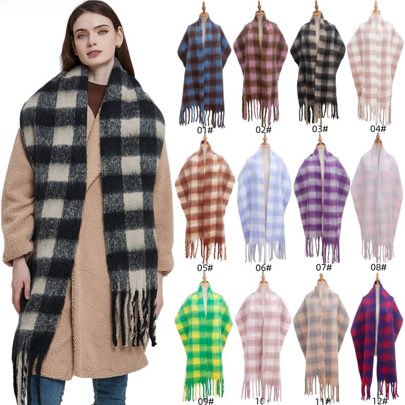 Thick Tassel Scarf Shawl Women - Pashmina Wrap Large incelemesi ve fiyatı
