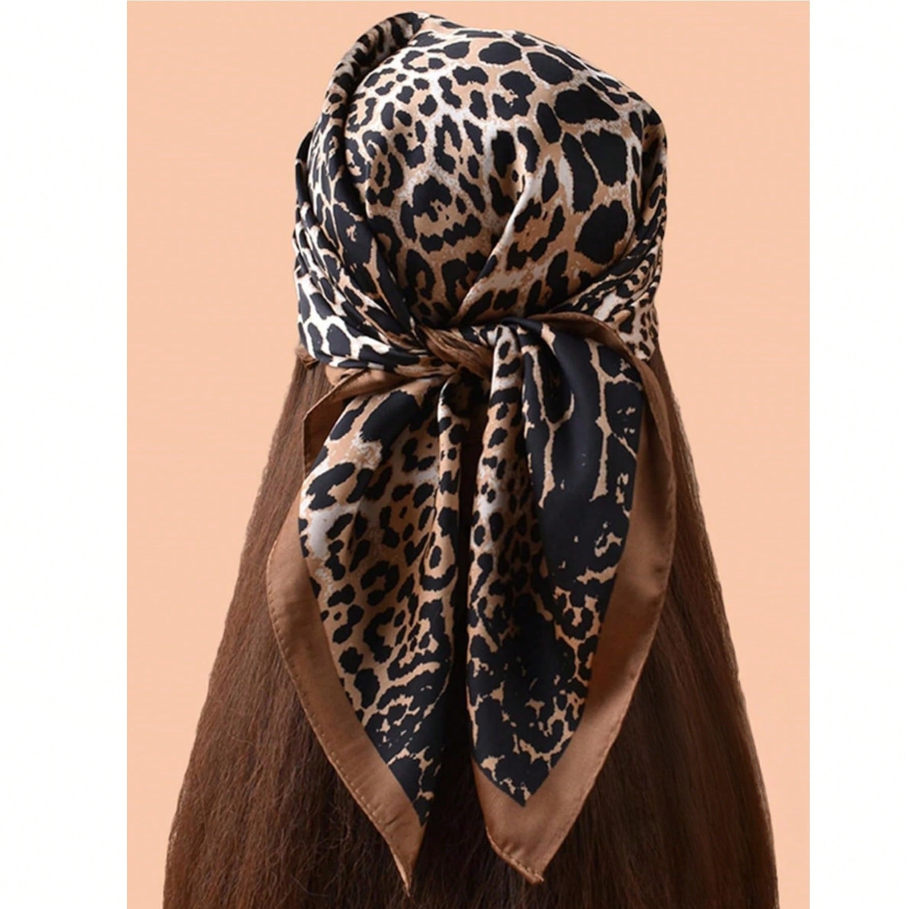 1pc Luxury Brand Leopard Print - Bandana Cotton incelemesi ve fiyatı