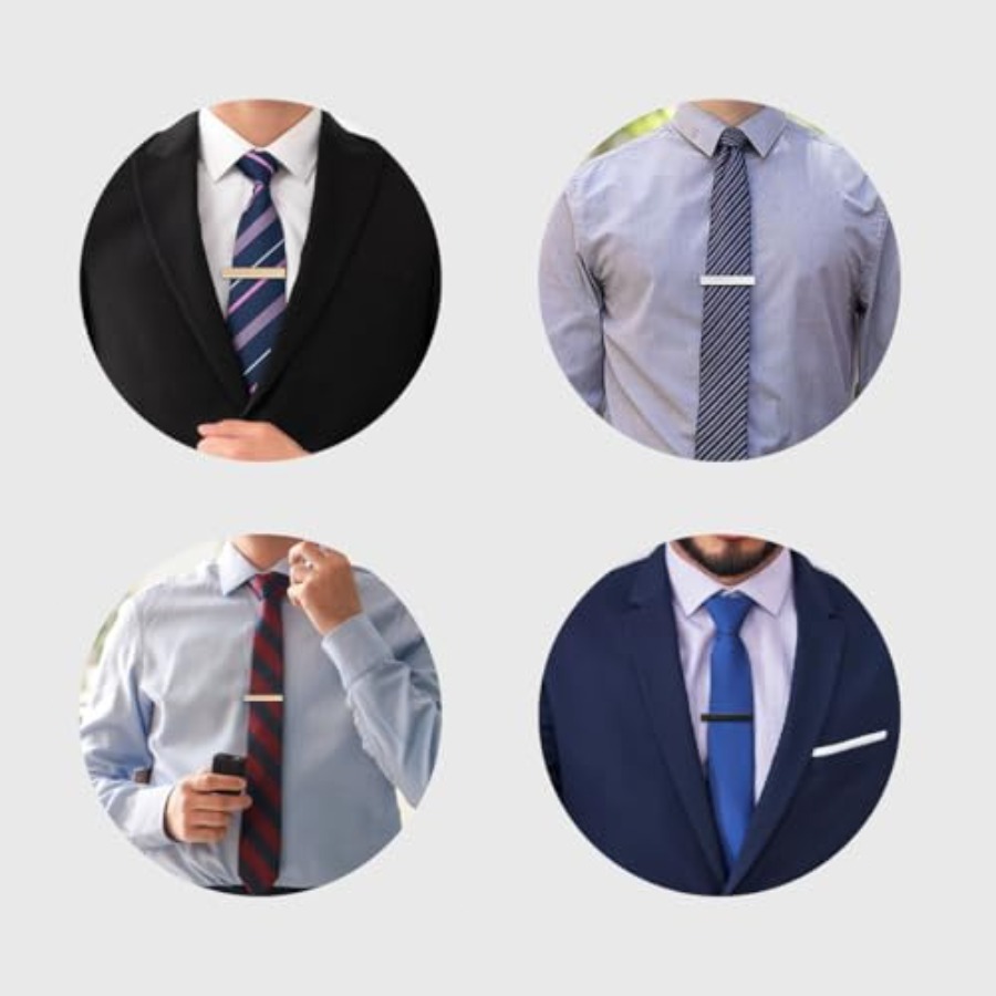 3 Pack Tie Clips for Men Tie B - Tie Bar Set Gift incelemesi ve fiyatı