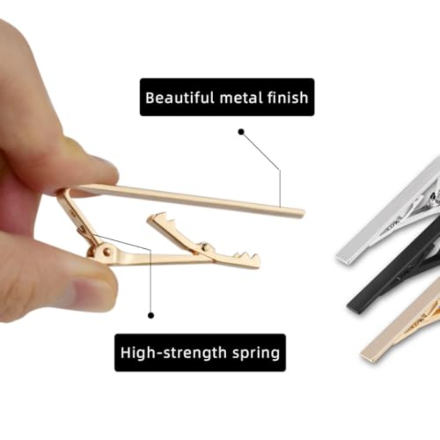 3 Pack Tie Clips for Men Tie B - Tie Bar Set Gift incelemesi ve fiyatı