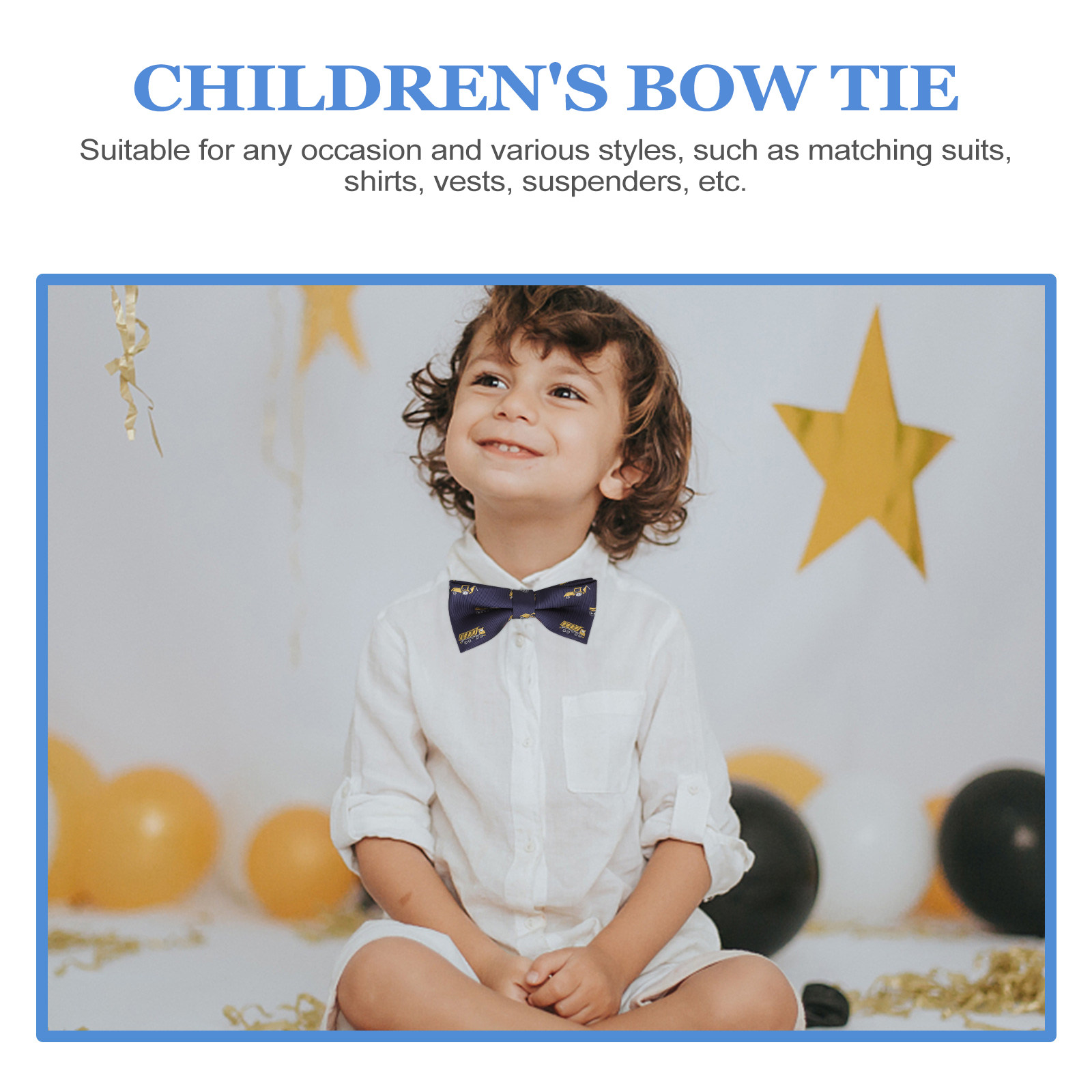 2Pcs Cartoon Bow Tie Kids Adju - Bow Tie Pre Tied incelemesi ve fiyatı