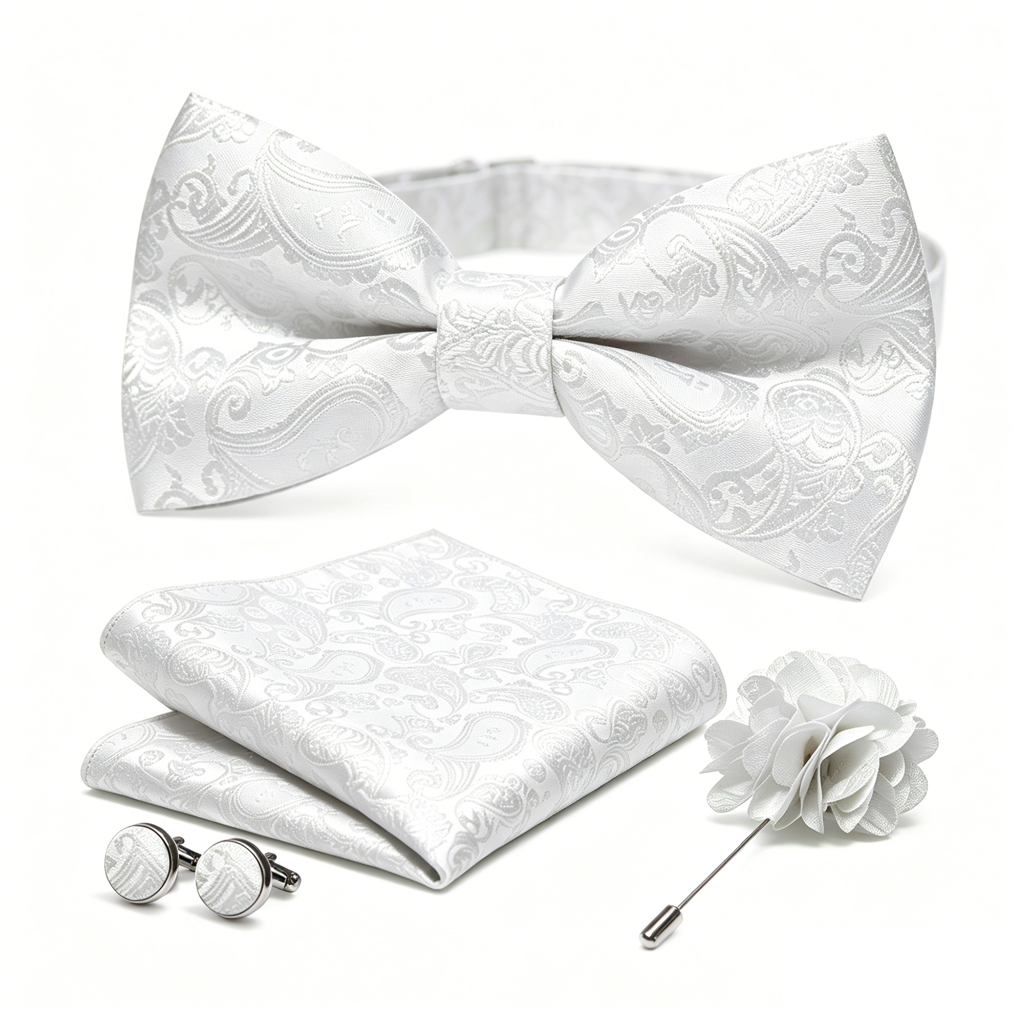 36pcs Black Silk Jacquard Pais - Bow Tie Pre Tied incelemesi ve fiyatı