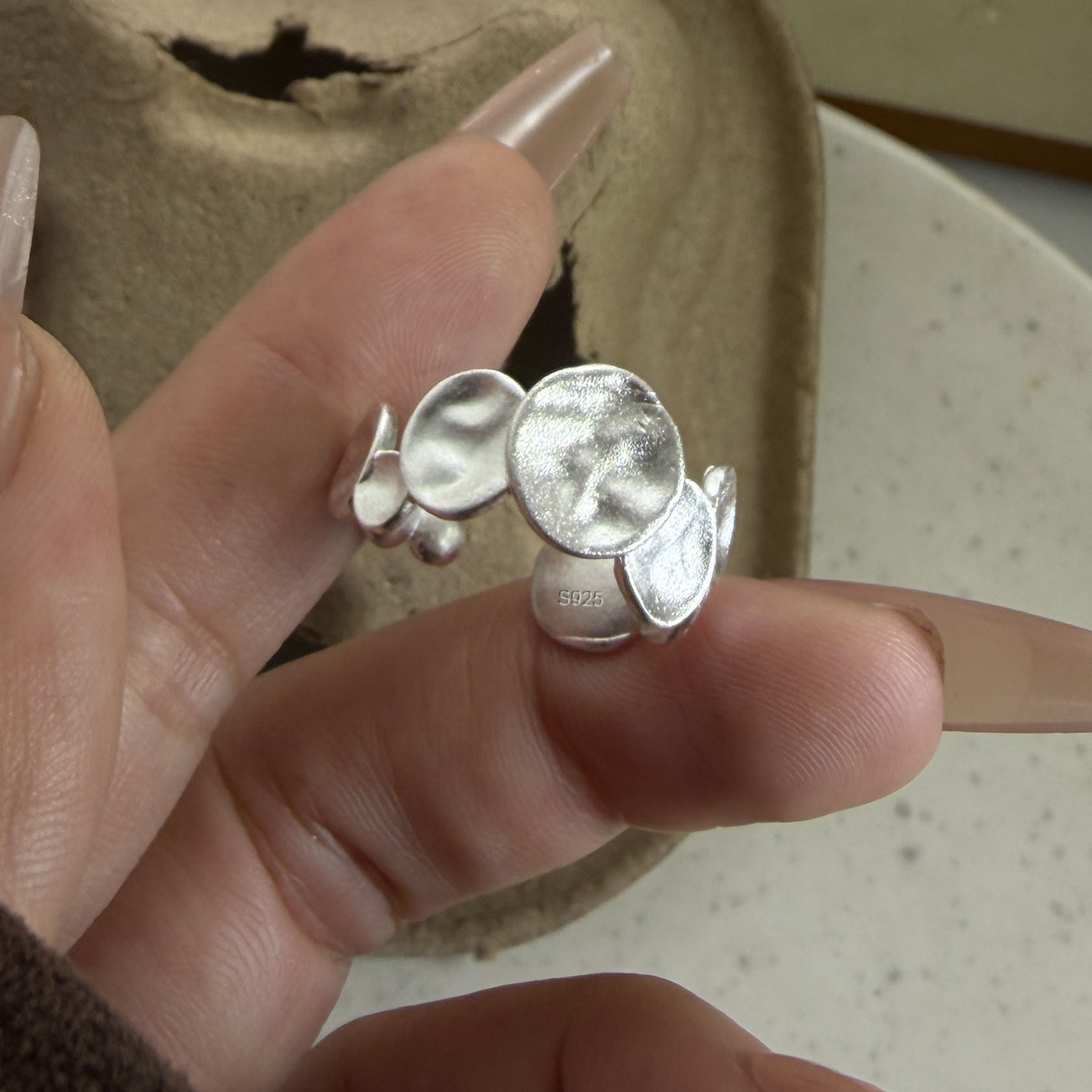 925 Sterling Silver Rings for  - Tie Clip Silver incelemesi ve fiyatı