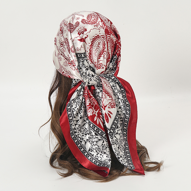Satin Square Scarf Women Musli - Face Scarf Mask incelemesi ve fiyatı