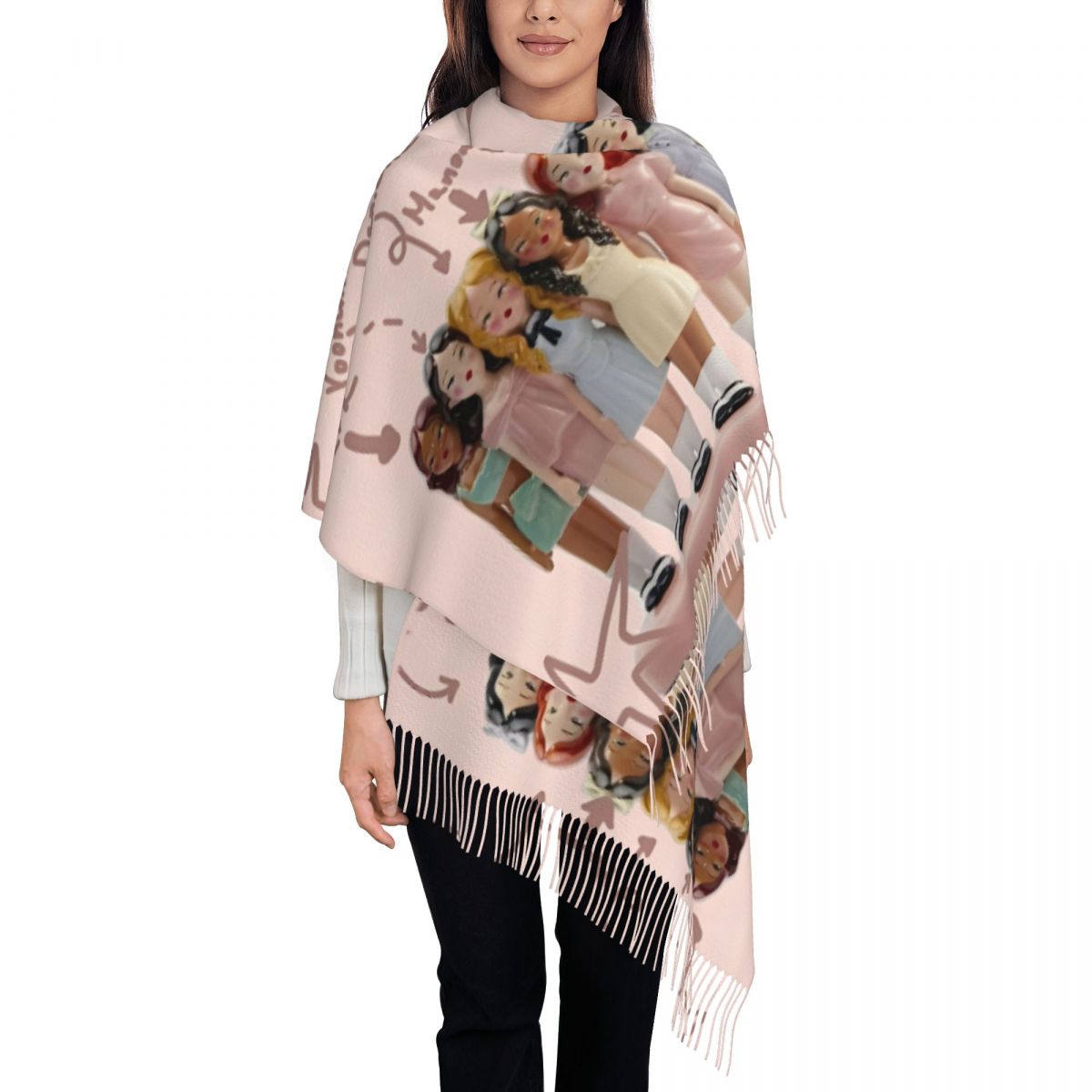 Katseye Kpop Idol Shawl Wrap W - Pashmina Wrap Large incelemesi ve fiyatı